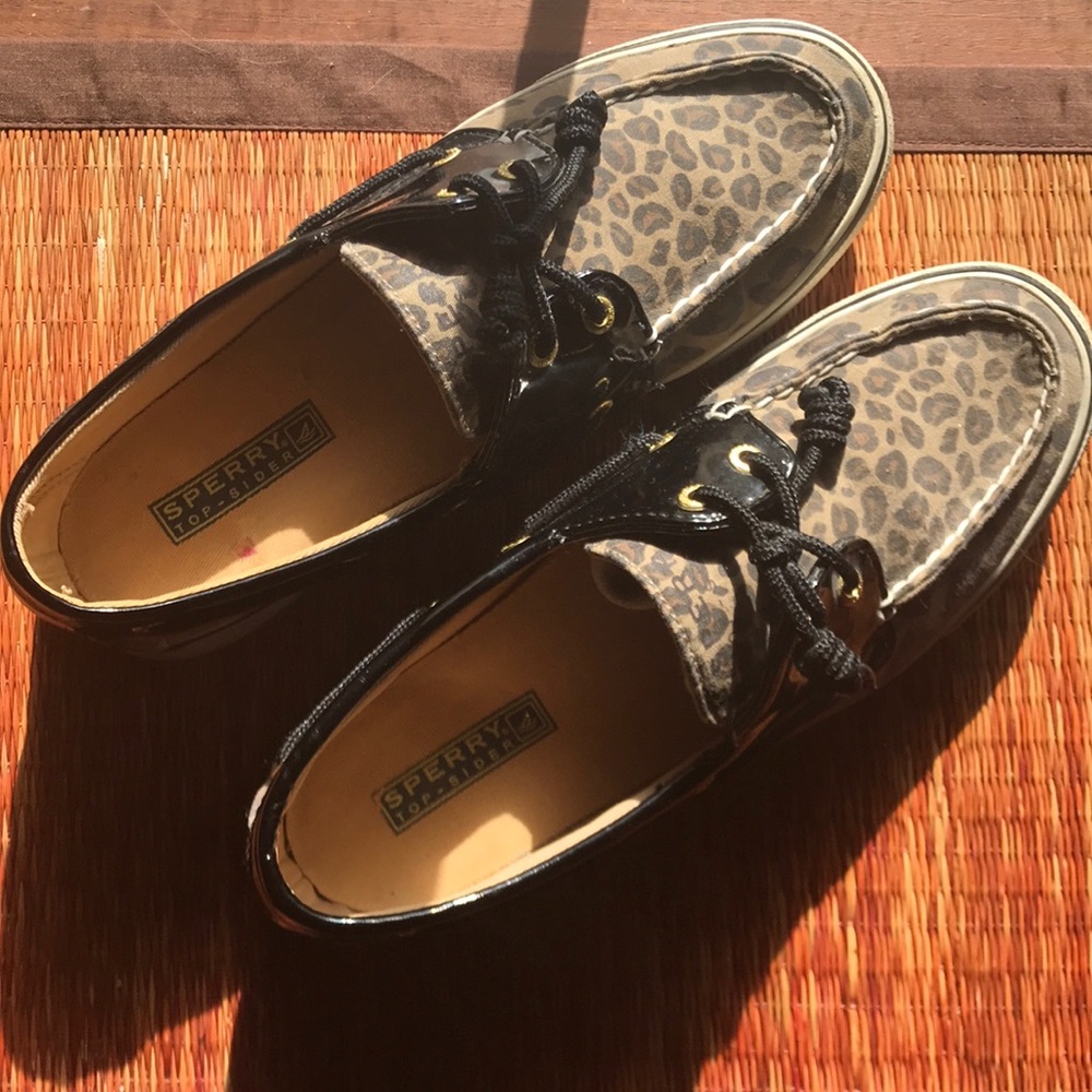 Sperry Top-Sider Leopard and Patent Leather